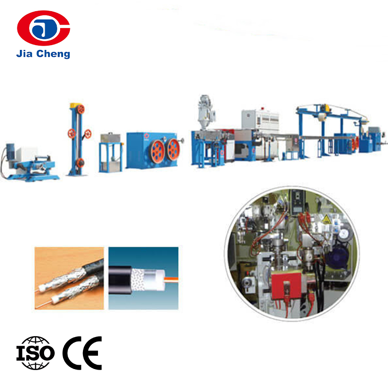 Линия экструзии физического вспененного кабеля